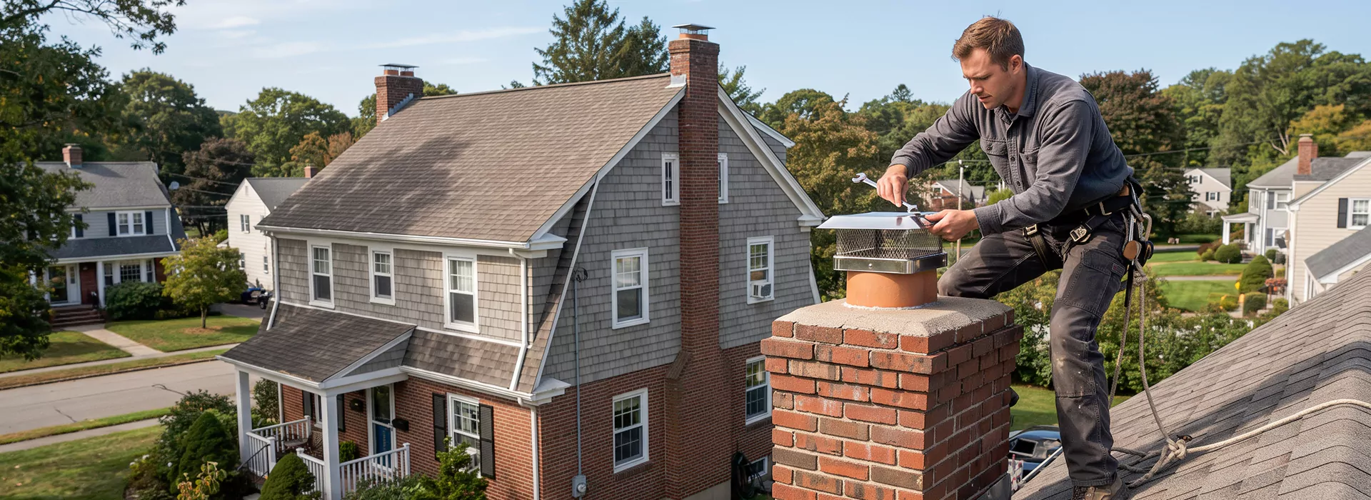 Chimney Cap Services Bedford, TX