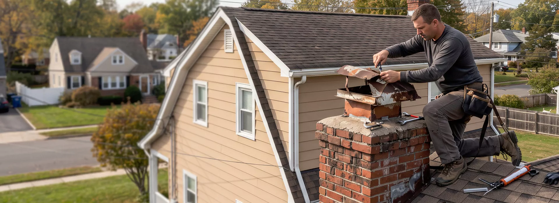 Chimney Cover Repair Bedford, TX