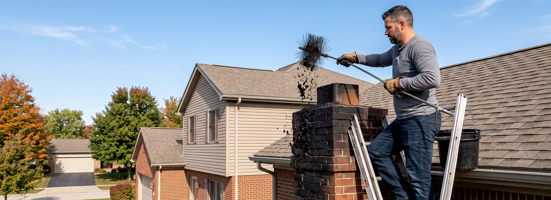 Chimney Creosote Cleaning in Bedford
