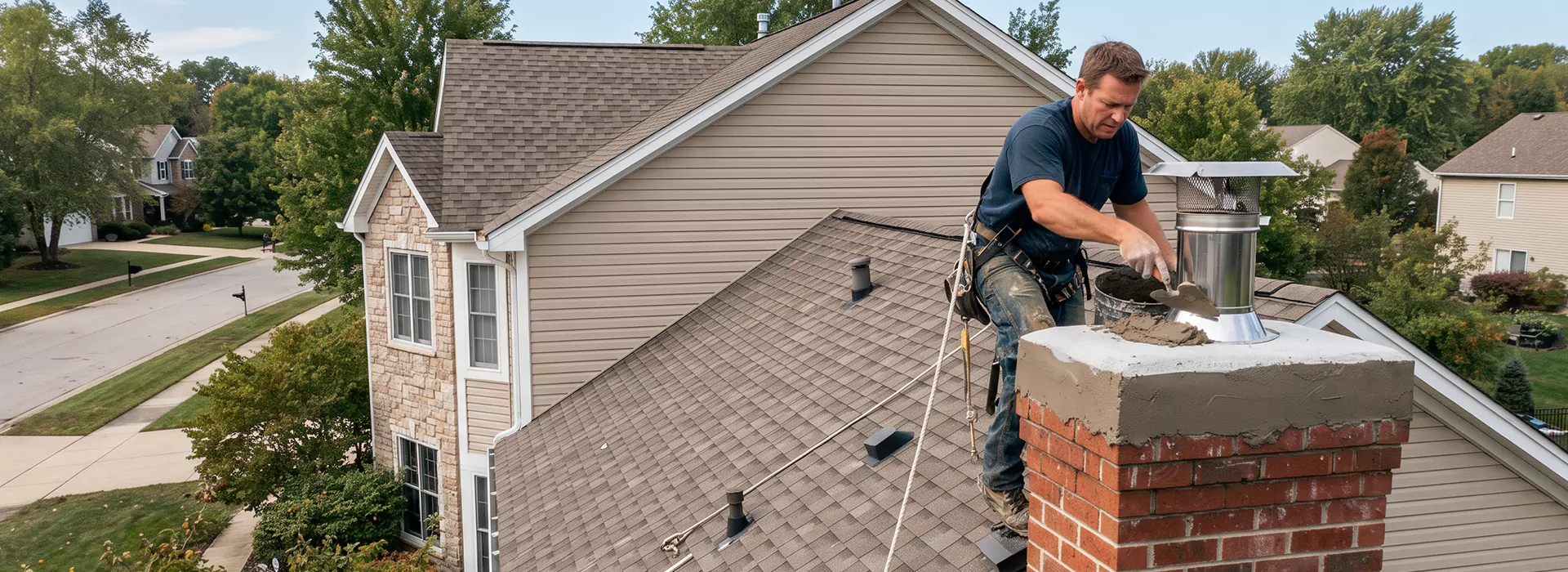 Chimney Crown Installation Bedford, TX