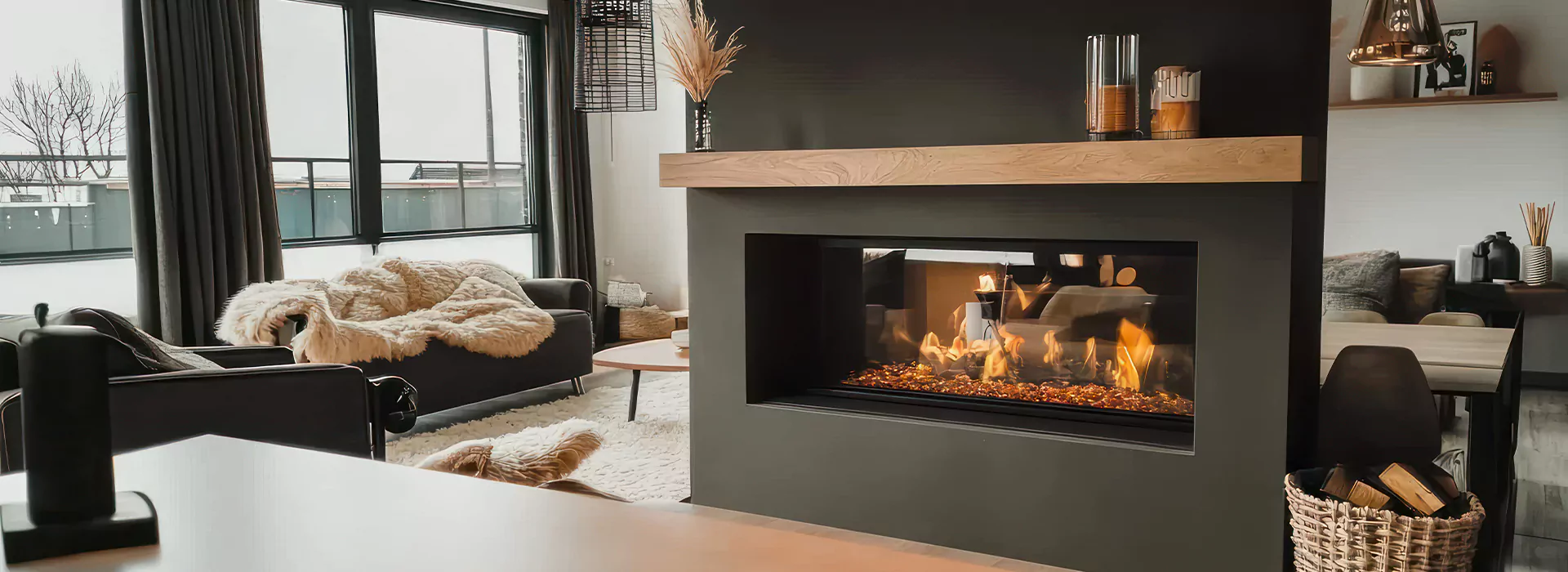 Classic Fireplace Design in Bedford, TX