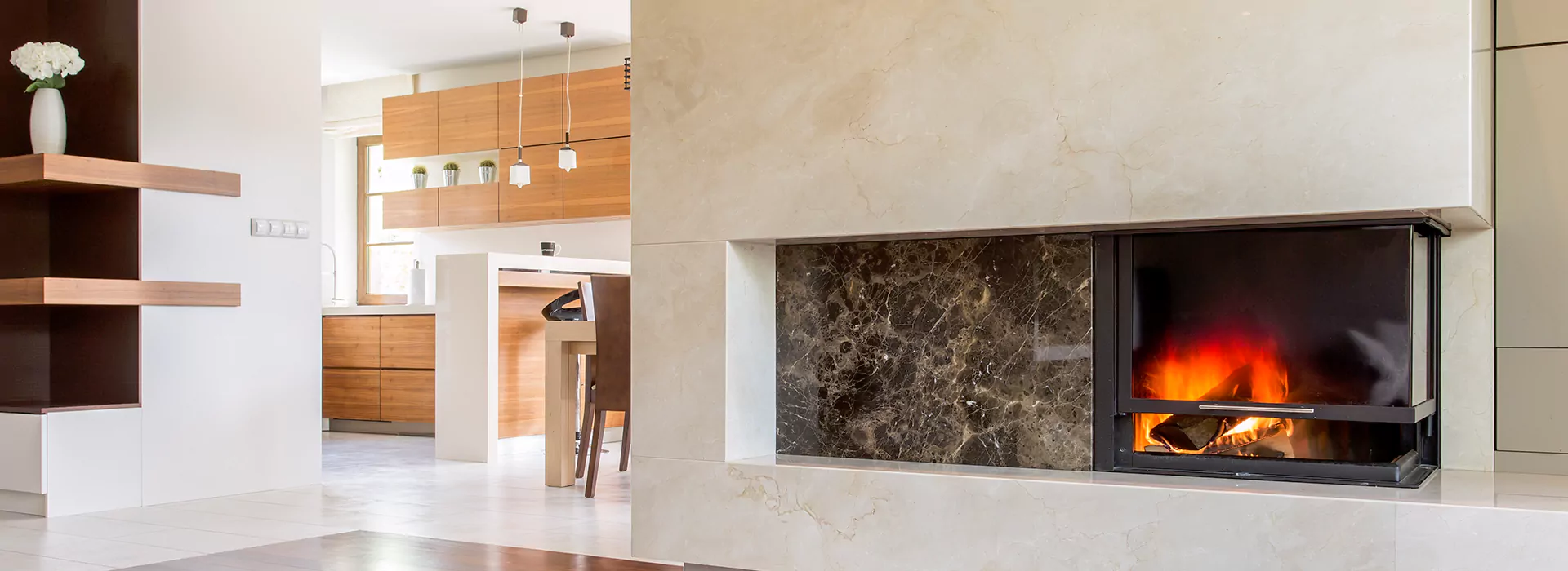 Custom Fireplace Design in Bedford, TX