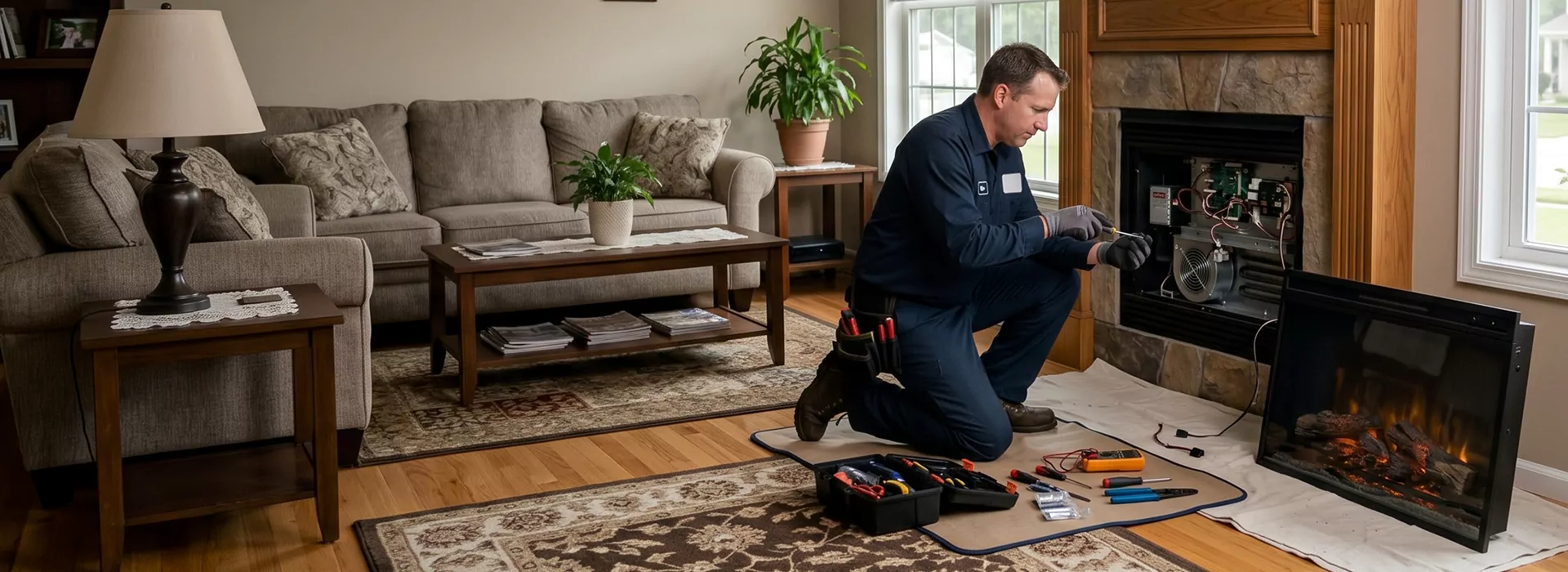 Electric Fireplace Repair in Bedford, TX