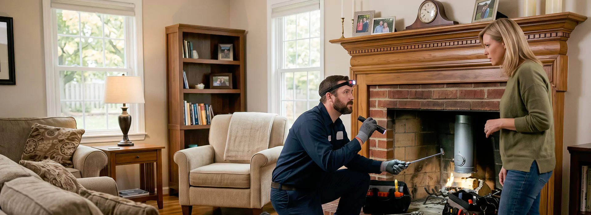 Fireplace Safety Inspection Bedford, TX