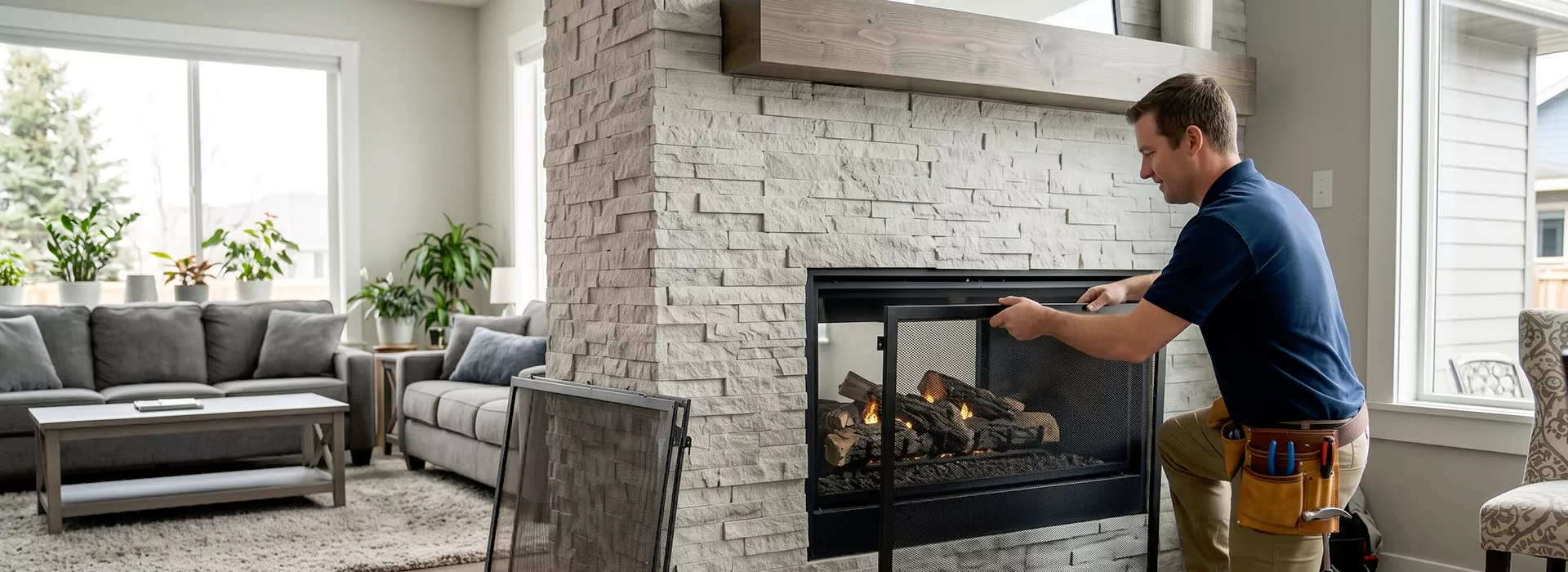Fireplace Screen Replacement Bedford, TX