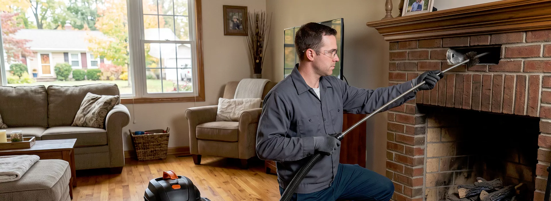 Fireplace Vent Cleaning in Bedford, TX