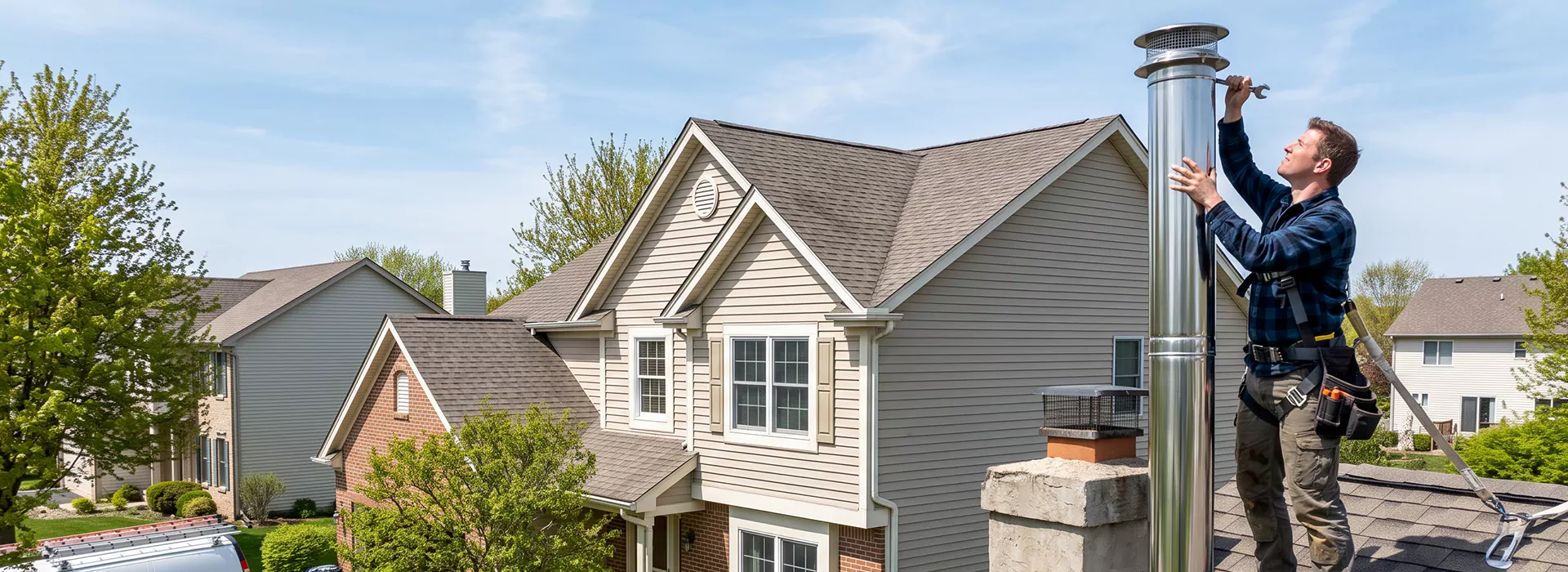 Metal Chimney Installation in Bedford