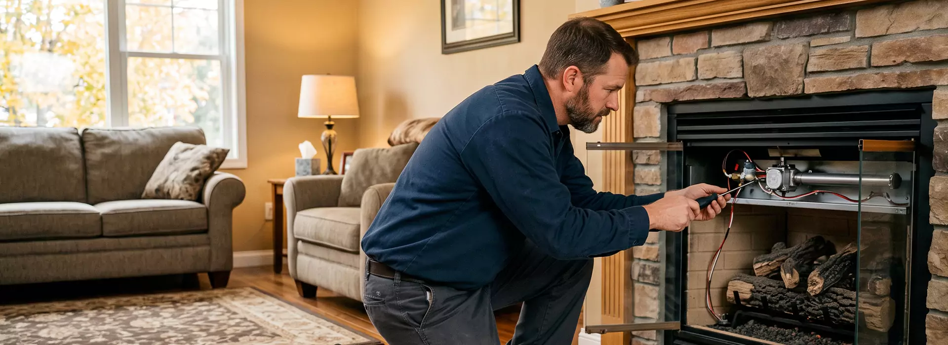 Propane Fireplace Repair in Bedford, TX