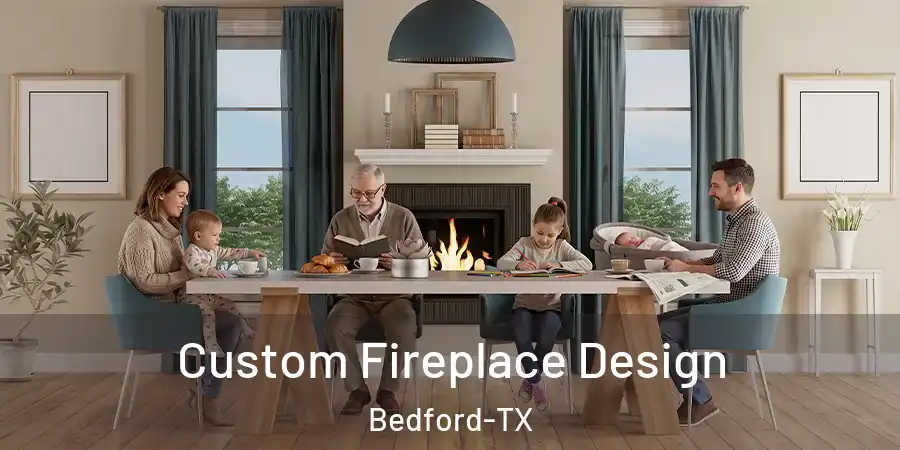  Custom Fireplace Design Bedford-TX