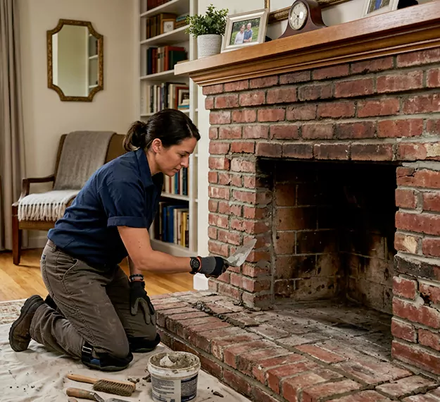 Certified Brick Fireplace Repair Company: Your Local Fireplace Masonry Repair Team in Bedford, TX