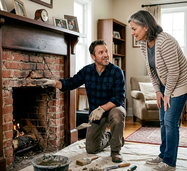 Why Bedford Homeowners Choose Our Brick Fireplace Repair Team?