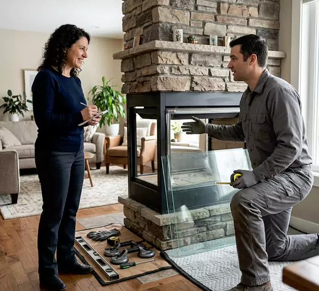 Certified Fireplace Glass Installation Company: Your Local Fireplace Glass Door Installer in Bedford, TX