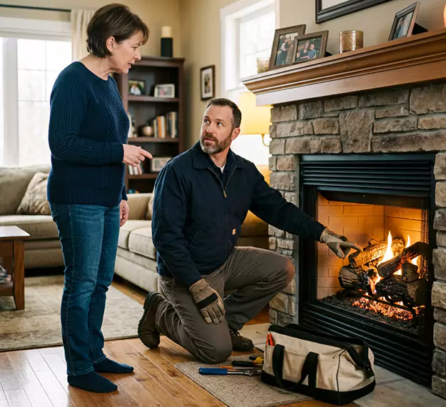 Why Bedford Homeowners Choose Our Gas Fireplace Logs Team?