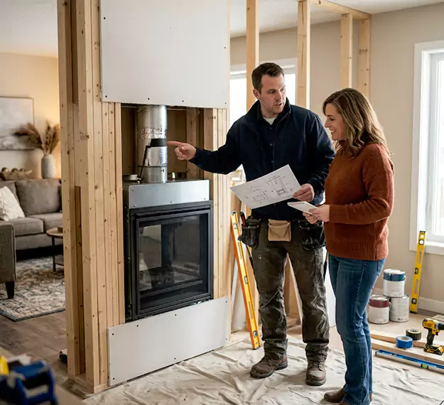 Why Bedford Homeowners Choose Our Prefab Fireplace Installation Team?
