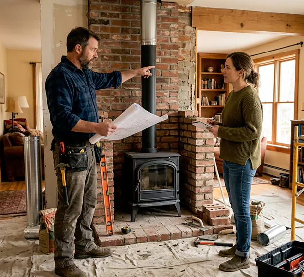 Why Bedford Homeowners Choose Our Wood Fireplace Installation Team?
