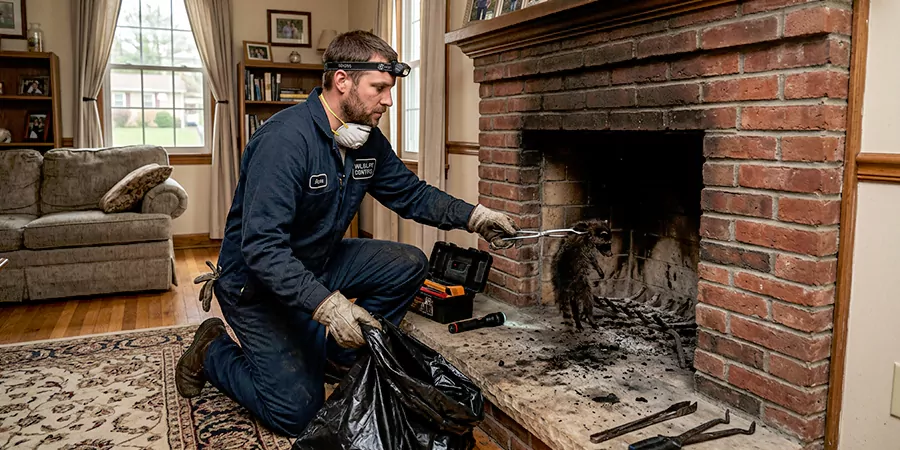 Dead Animal in Fireplace Removal Bedford