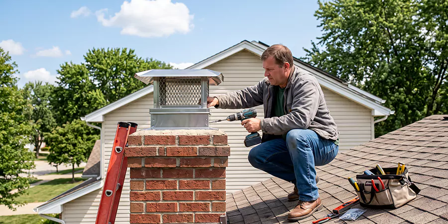 Chimney Top Cover Installation Bedford