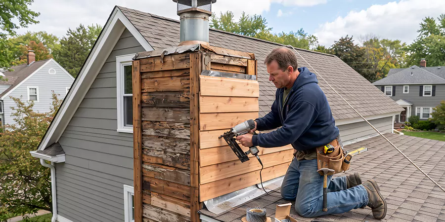 Wood Chimney Chase Repair Bedford