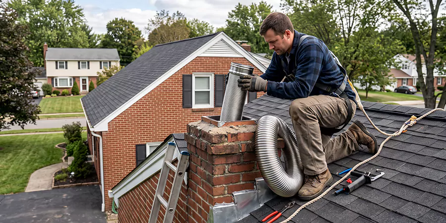 Chimney Sleeve Installation Bedford