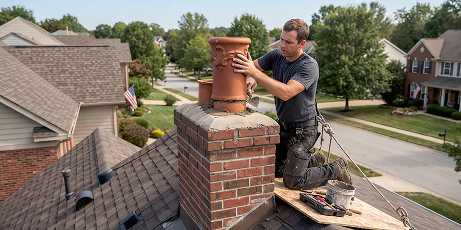 Decorative and Custom Chimney Pot Installation Bedford