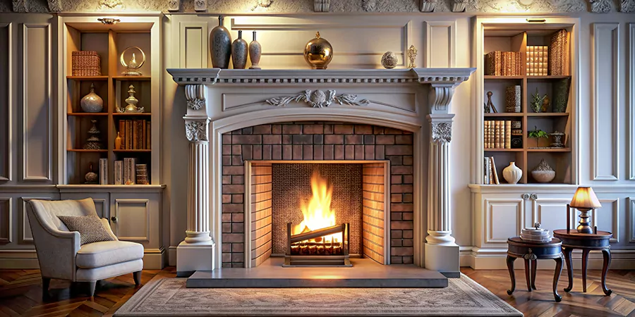 Classic Mantel Decor and Styling Bedford