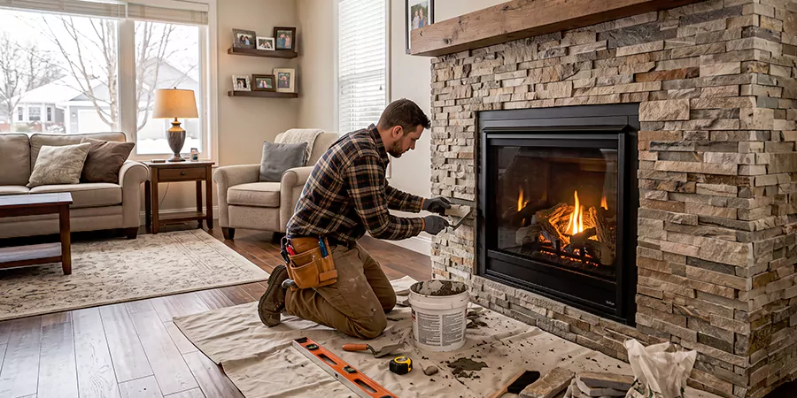 Fireplace Refacing Contractors Bedford