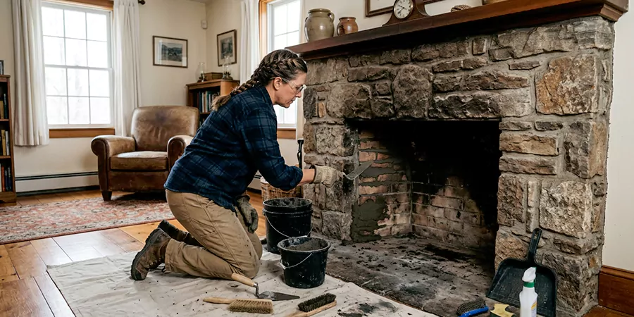 Refurbish Wood Burning Fireplace Bedford