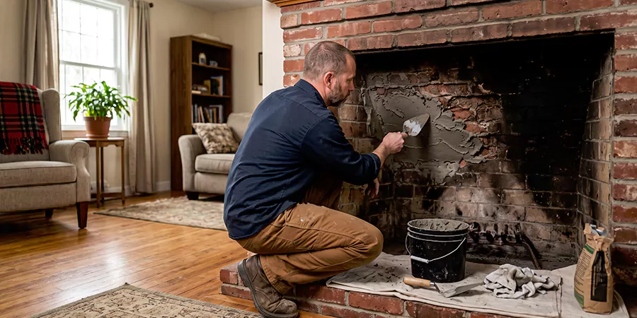 Modern Fireplace Refacing Bedford