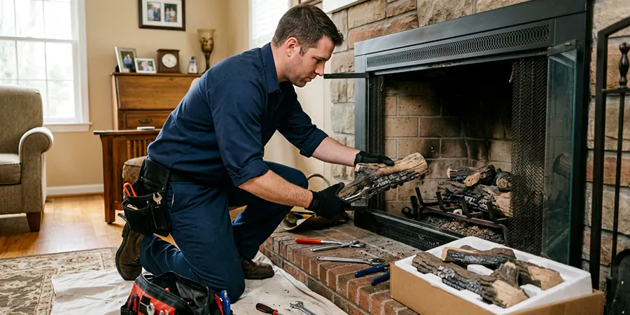 Ventless Gas Log Replacement Bedford