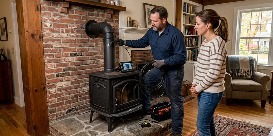 Wood Stove Chimney Inspection Bedford